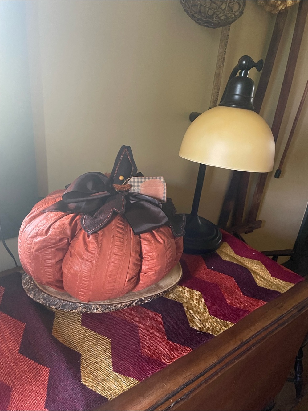 Handmade large fall table runners - Picture 9 of 9